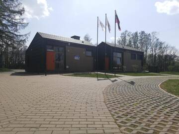 Фото номера Стандартный четырехместный номер Кемпинги Biržai camping г. Биржай 9